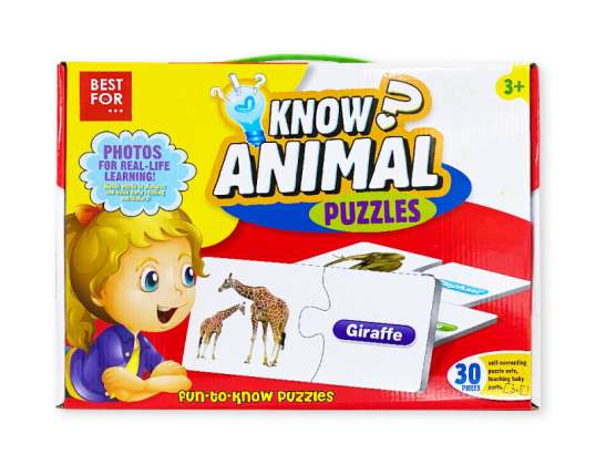 Dětské puzzle „Znáte zvíře?“