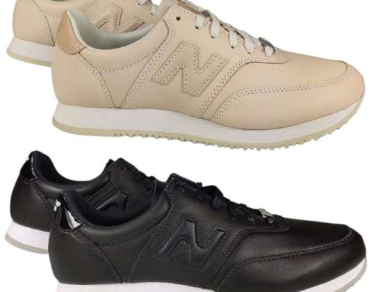 Zapatillas New Balance Hombre Cuero MLC100AL MLC100AM Negro y Crema