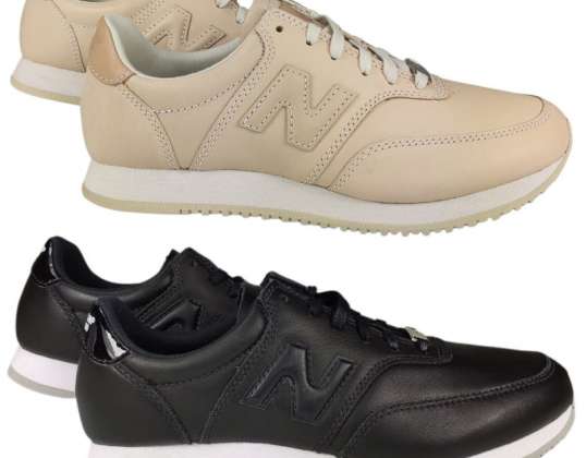 New Balance Men&#39;s Shoes Leather MLC100AL MLC100AM Black and Cream