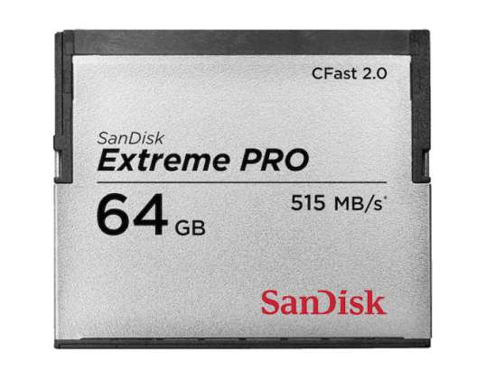 SANDISK 64 Go CFAST 2.0 EXTREME Pro 525 Mo/s SDCFSP-064G SDCFSP-064G-G46D