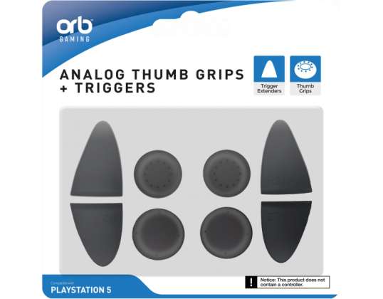 Analógové rukoväte na palce Playstation 5 + spúšte - ORB5042 - PlayStation 5