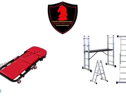 Scale for various functions, KRAFTMULLER inspection trolley