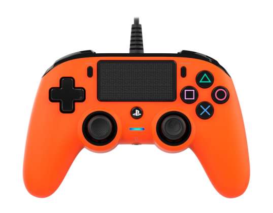 Manette compacte Nacon (Orange) - 44800PS4REVCO4 - PlayStation 4