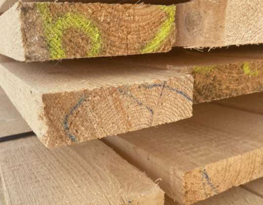 Großhandel Baumaterial Holz - Dachlatte, DIN 4074 S10 Kiefer Fichte, 40/60