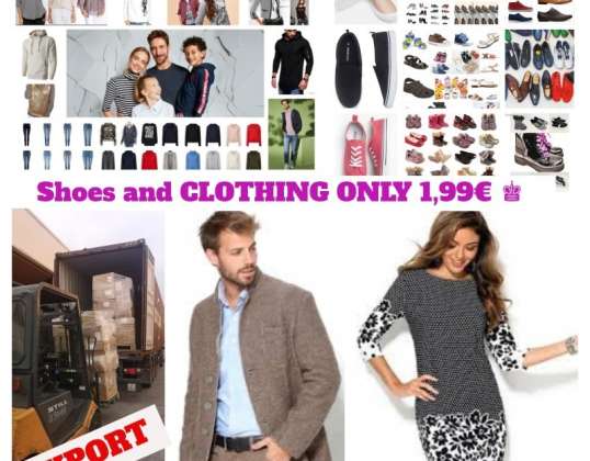clothing and footwear NEW grade A REF: 25061301