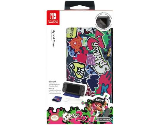 PowerA Nintendo Διακόπτης Υβριδικό Κάλυμμα Splatoon 2 - 323065 - Διακόπτης Nintendo