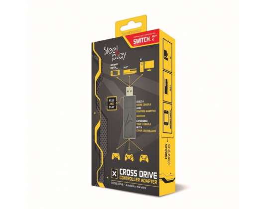 Steelplay - Adaptador de mando (Switch/PS3/PC) - ECO1181 - Nintendo Switch