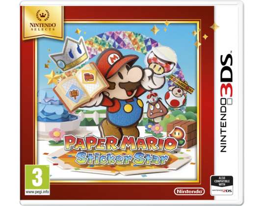 Paper Mario: Sticker Star (Utval) - 201510 - Nintendo 3DS