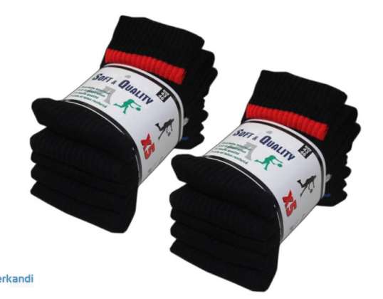 TENNISSOCKEN MIT MEHRFARBIGEM BAND, AUS BAUMWOLLE PRO 10 PAAR