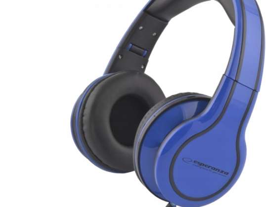 AUDIO COMPATIBLE ON-EAR HEADPHONES BLUES EH136B
