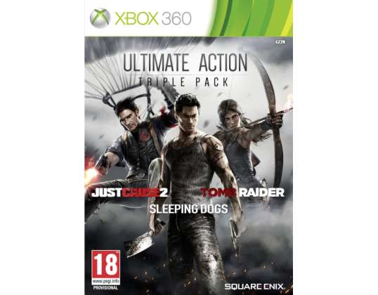 Just Cause 2, Sleeping Dogs & Tomb Raider Bundle - Xbox 360