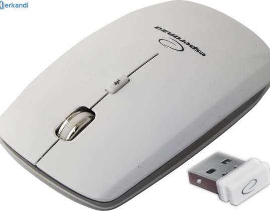 MYSZ BEZPRZ. 2.4GHZ 4D OPT. USB SATURN BIAŁA