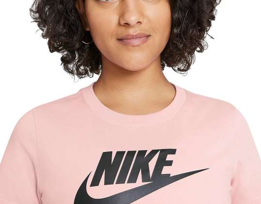 Moteriški marškinėliai Nike Nsw Tee Essentail Icon Futura rožinė BV6169 632 BV6169 632