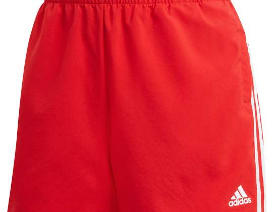 Женские шорты adidas тканые 3-полосатые спортивные шорты красные GN3108 GN3108