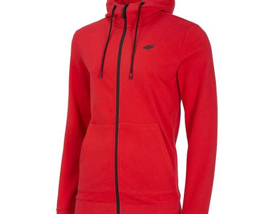 Sudadera de hombre 4F rojo NOSH4 BLM004 62S