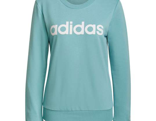 Women's sweatshirt adidas Essentials Logo S blue H10144 H10144