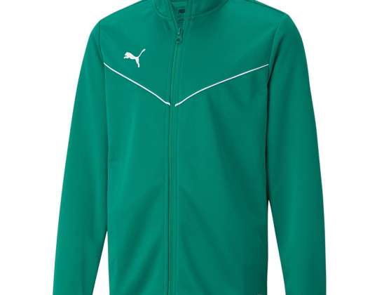 Puma teamRISE Training Poly Jacket Jr mikina zelená 657393 05 657393 05