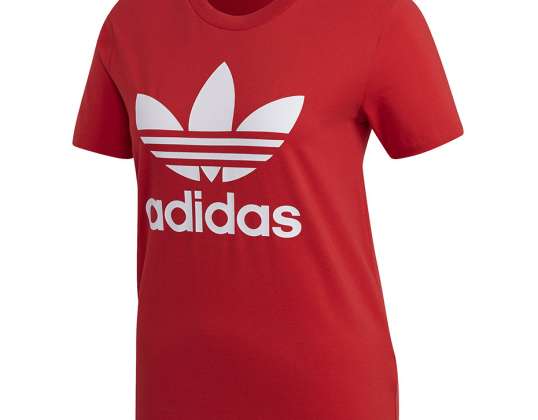 Adidas Trefoil T-shirt dame rød FM3302