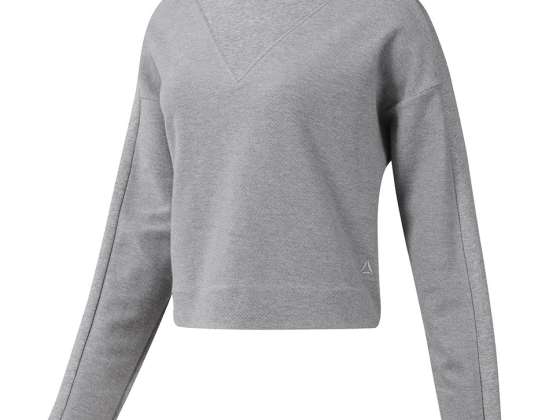 Damen Sweatshirt Reebok TE Twill Cowl Neck grau DY8139 DY8139