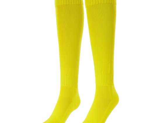 Football gaiters Iskierka Junior 38-41 yellow G0892