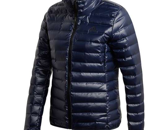 Adidas feminina Varilite Down Jacket Ja azul marinho CY8741 CY8741