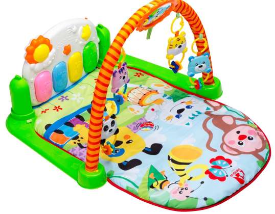 Colchoneta educativa para niños 3en1 mono + piano