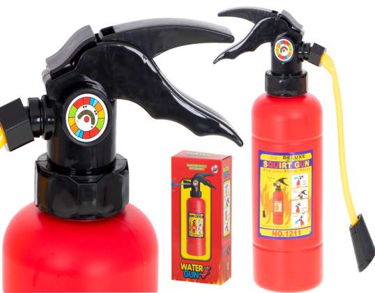 Fire extinguisher, water gun, water pistol, fire brigade