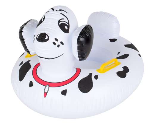 Baby swimming ring, inflatable ring for children, with seat, Dalmatian, max 15kg, 1-3 years old