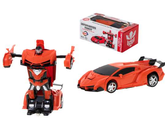 Car RC Autobot Transformation 2in1 1:20 naranjas