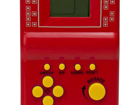 Jogo Eletrônico Tetris 9999in1 vermelho