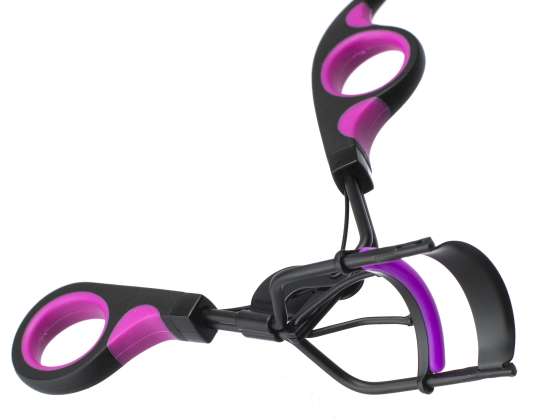 Øjenvipper curler med elastik metal professionel sort og lilla