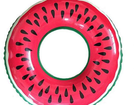 Piepūšamais peldēšanas gredzens arbūzs 110cm max 100kg