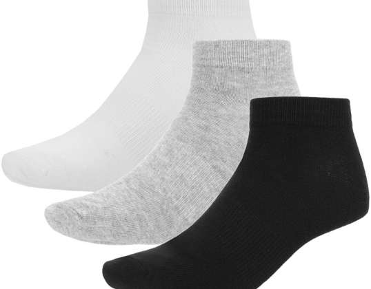 Women's Socks Outhorn white,cool light gray melange,deep black HOL20 SOD600 10S 27M 20S HOL20 SOD600 10S 27M 20S