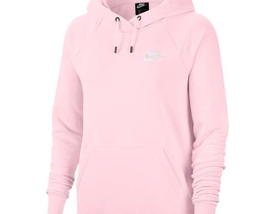 Nike NSW Essential Flecee Po Hood Sudadera de mujer rosa BV4124 632 BV4124 632