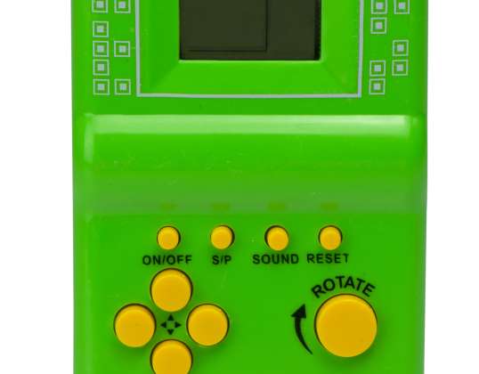 Elektroniskā spēle Tetris 9999in1 zaļš