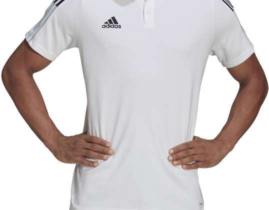 T-shirt för män adidas Tiro 21 Polo vit GM7363 GM7363