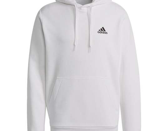 Vīriešu sporta krekls adidas Essentials Fleece balts H12211 H12211