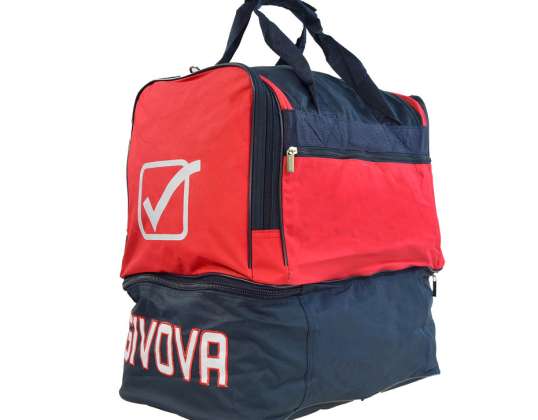 Givova Medium taske rød-marineblå G0442-1204
