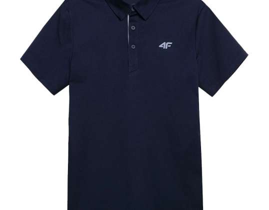 Funktionel T-shirt til mænd 4F marineblå H4L21 TSMF080 31S H4L21 TSMF080 31S