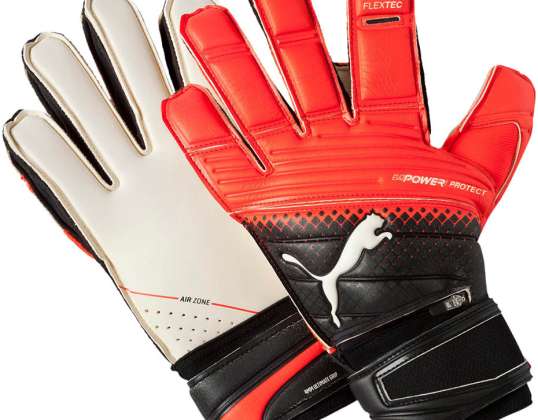 Puma Evo Power Protect 1.3 Torwarthandschuhe schwarz-rot 041216 20 041216 20