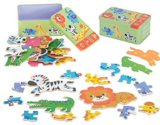Safari Animals Can Jigsaw Puzzle 25 Jigsaw Puzzles