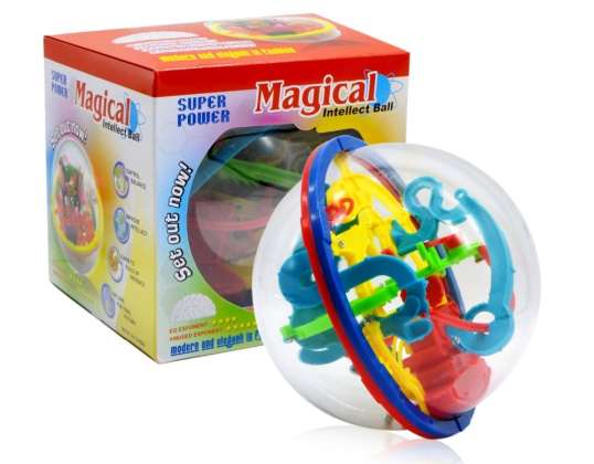 Rompecabezas laberinto de bolas IQ bolas 100barier 13cm