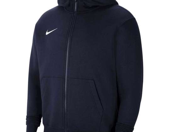 Nike Park 20 Fleece mikina s kapucí s kapucí s plným zipem dětská mikina tmavě modrá CW6891 451 CW6891 451