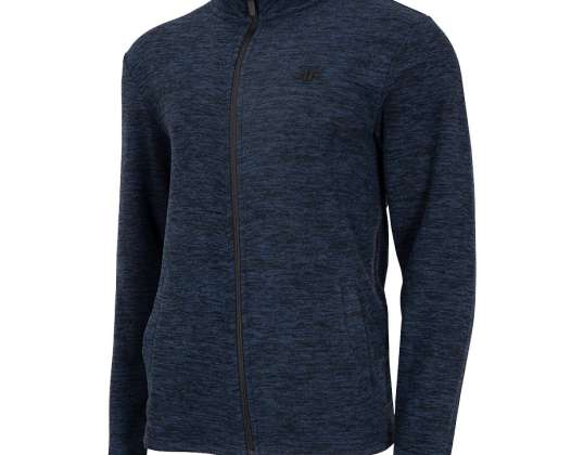 Menn fleece 4F mørk marineblå melange NOSH4 PLM001 30M NOSH4 PLM001 30M