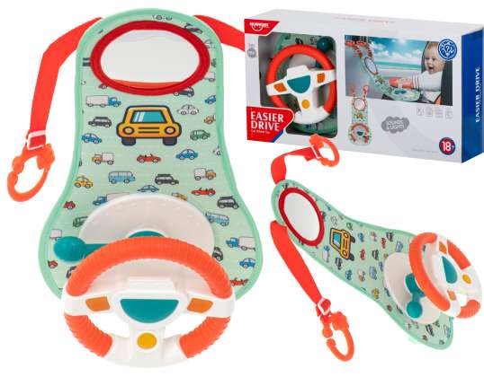 Interactive car steering wheel for children with sound