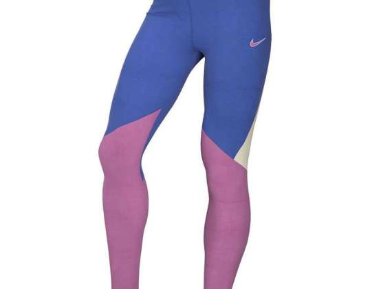 Nike Spor Giyim Bayan Tayt Mavi-Pembe-Beyaz CJ3693 480