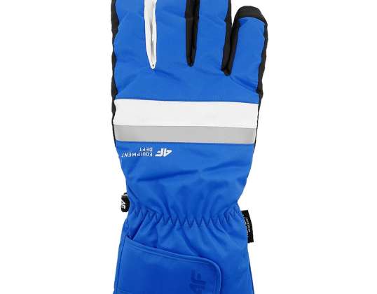 Ανδρικά γάντια σκι 4F κοβάλτιο H4Z20 REM006 36S