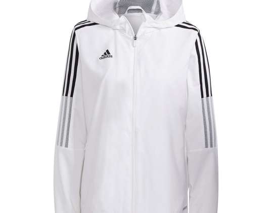 Naisten takki adidas Tiro 21 Tuulitakki valkoinen GP4970 GP4970