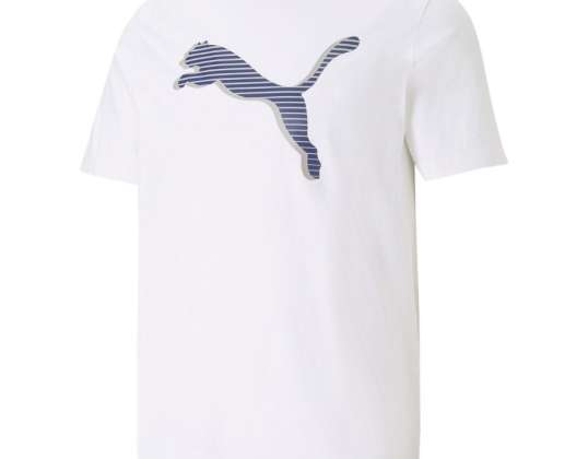 Puma Modern Sports Logo Tee T-shirt blanc 585818 52 585818 52