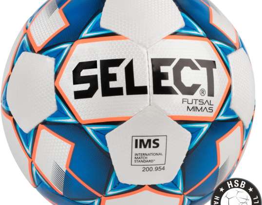 Fußball Select Futsal Mimas IMS 2018 Indoor weiß-blau 13826 13826
